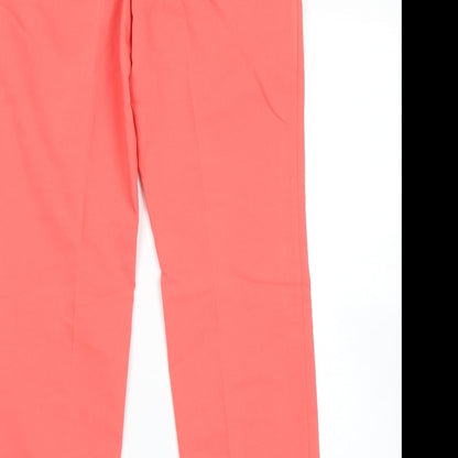 Womens UK Size 10 NEXT Regular Fit  Pink Trousers