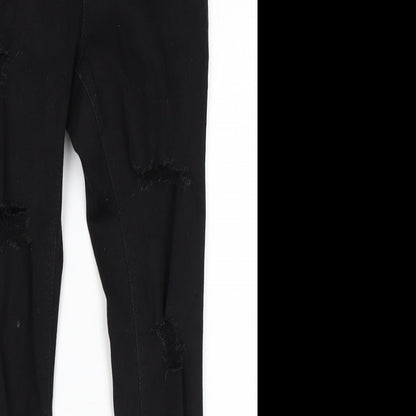 New Looj Girls Black   Skinny Jeans Size 12 Years