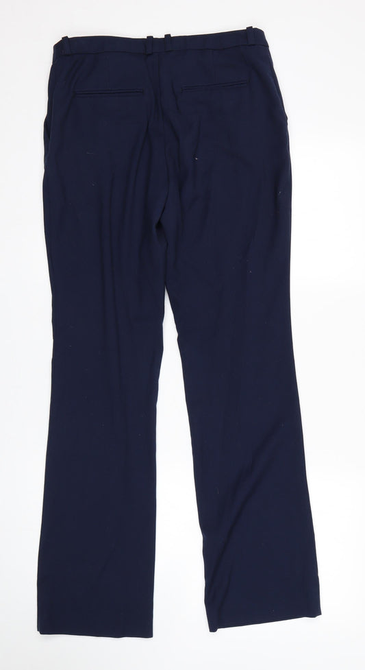 Womens UK Size 8 H&M Regular Fit  Blue Trousers
