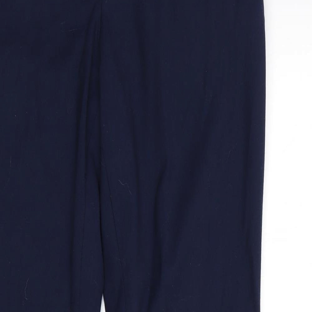 Womens UK Size 8 H&M Regular Fit  Blue Trousers