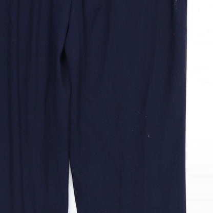 Womens UK Size 8 H&M Regular Fit  Blue Trousers