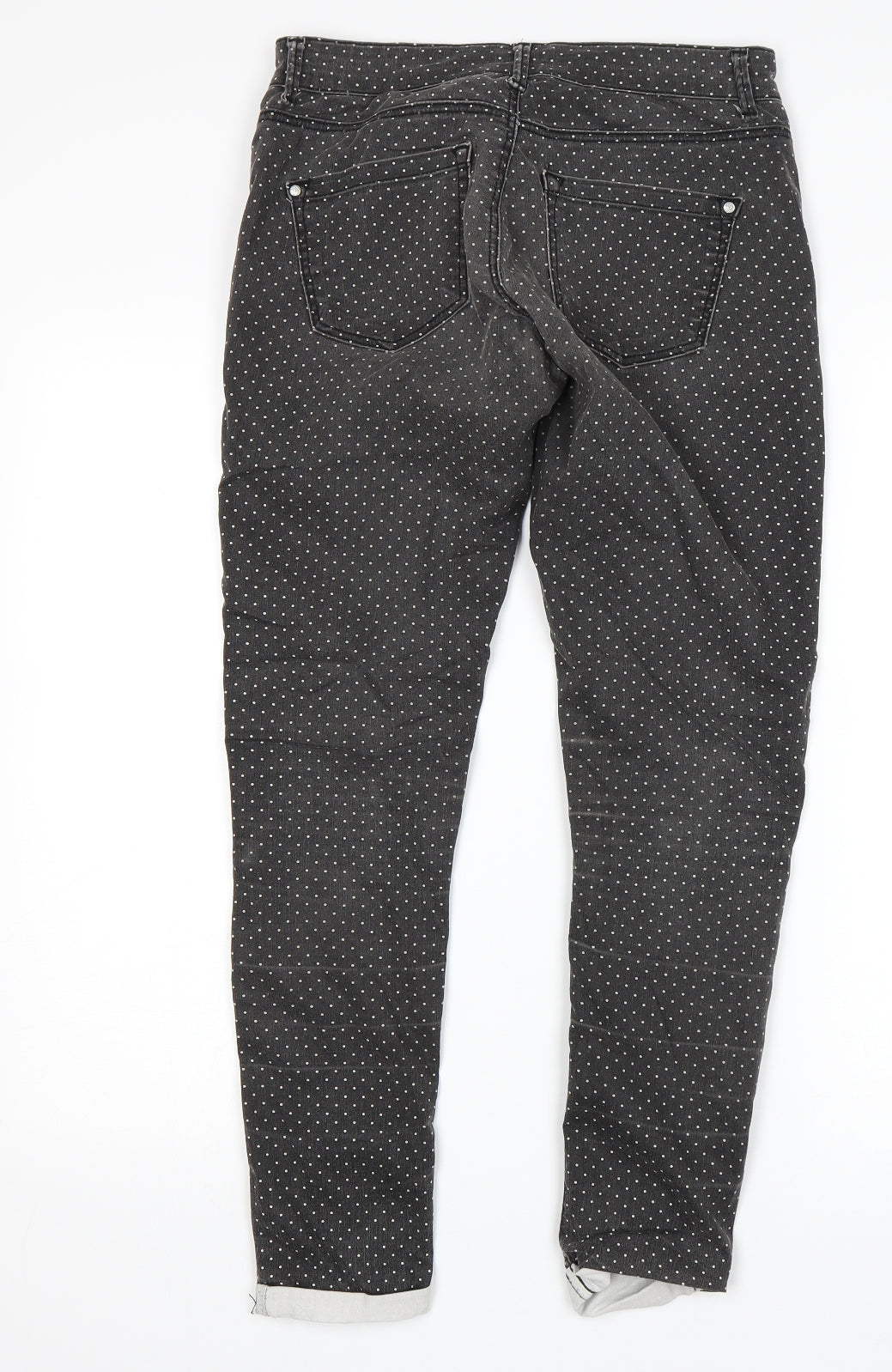 Topshop Womens Multicoloured Polka Dot  Skinny Jeans Size 28 in L28 in