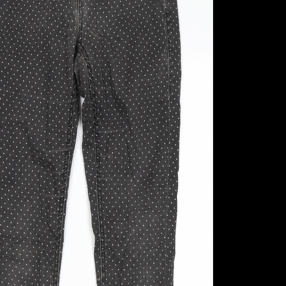 Topshop Womens Multicoloured Polka Dot  Skinny Jeans Size 28 in L28 in