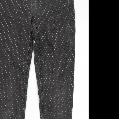 Topshop Womens Multicoloured Polka Dot  Skinny Jeans Size 28 in L28 in