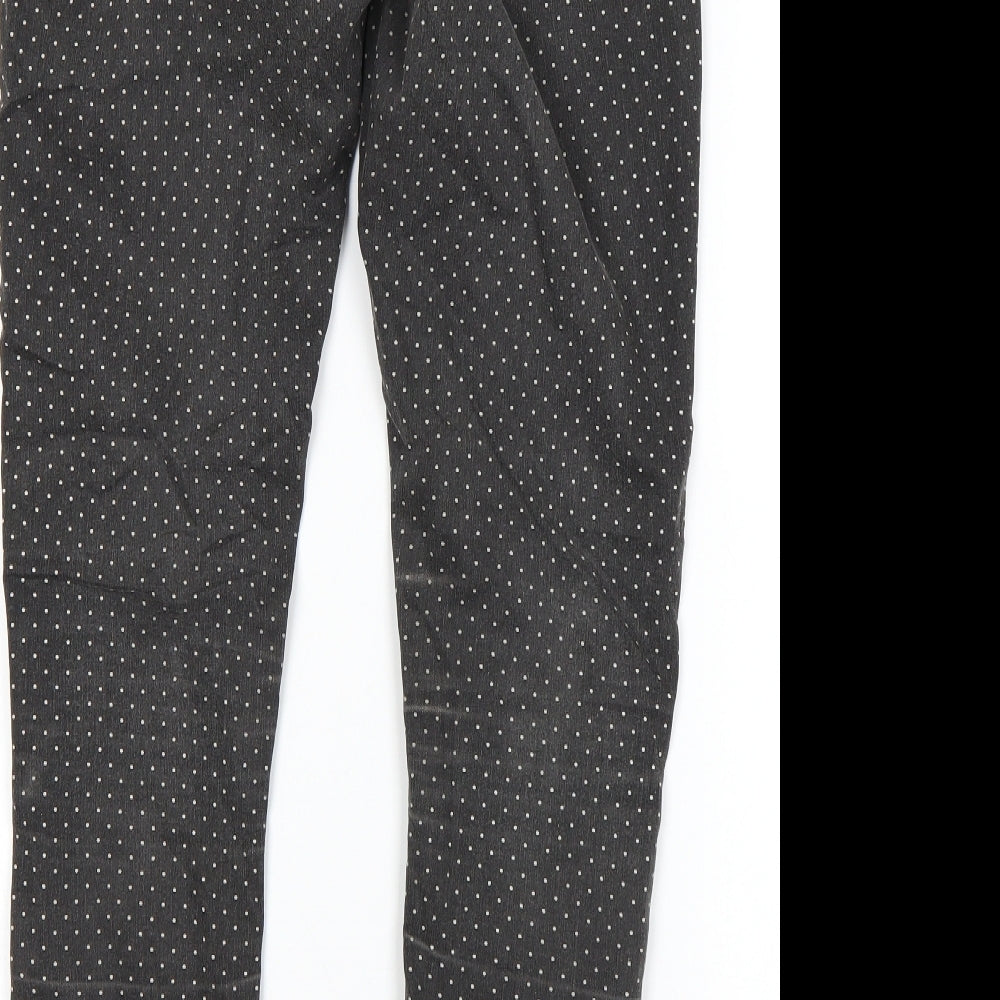 Topshop Womens Multicoloured Polka Dot  Skinny Jeans Size 28 in L28 in