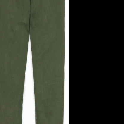 Miss Selfridge Womens Green   Skinny Jeans Size 8 L28 in