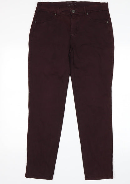 Womens UK Size 34 in Preworn Regular Fit Skinny Purple Jeans