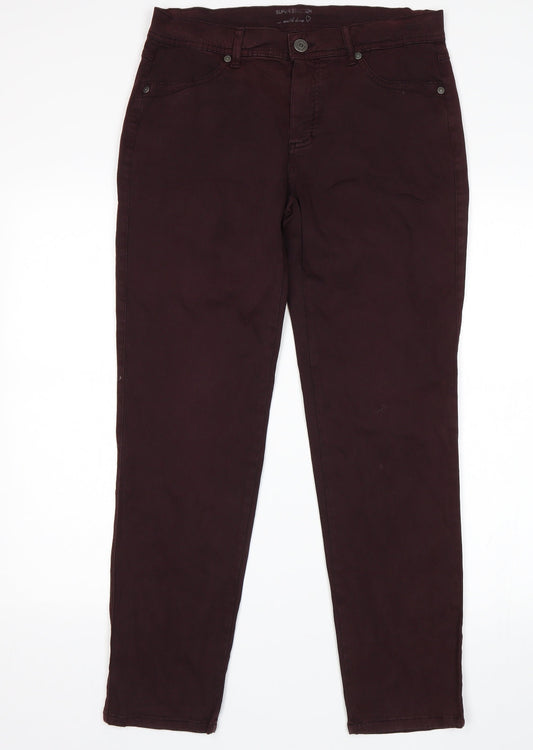 Womens UK Size 34 in Preworn Regular Fit Skinny Purple Jeans