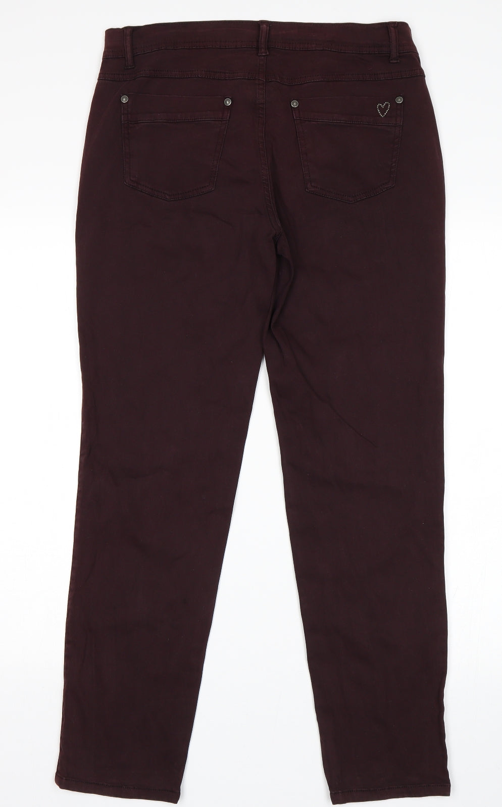 Womens UK Size 34 in Preworn Regular Fit Skinny Purple Jeans