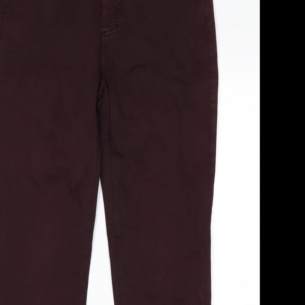 Womens UK Size 34 in Preworn Regular Fit Skinny Purple Jeans