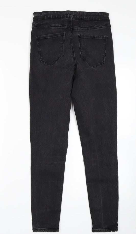 Denim Co Womens Black   Skinny Jeans Size 14 L28 in