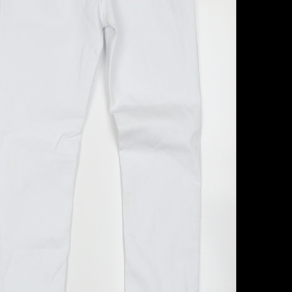 SheIn Womens White   Skinny Jeans Size 6 L27 in