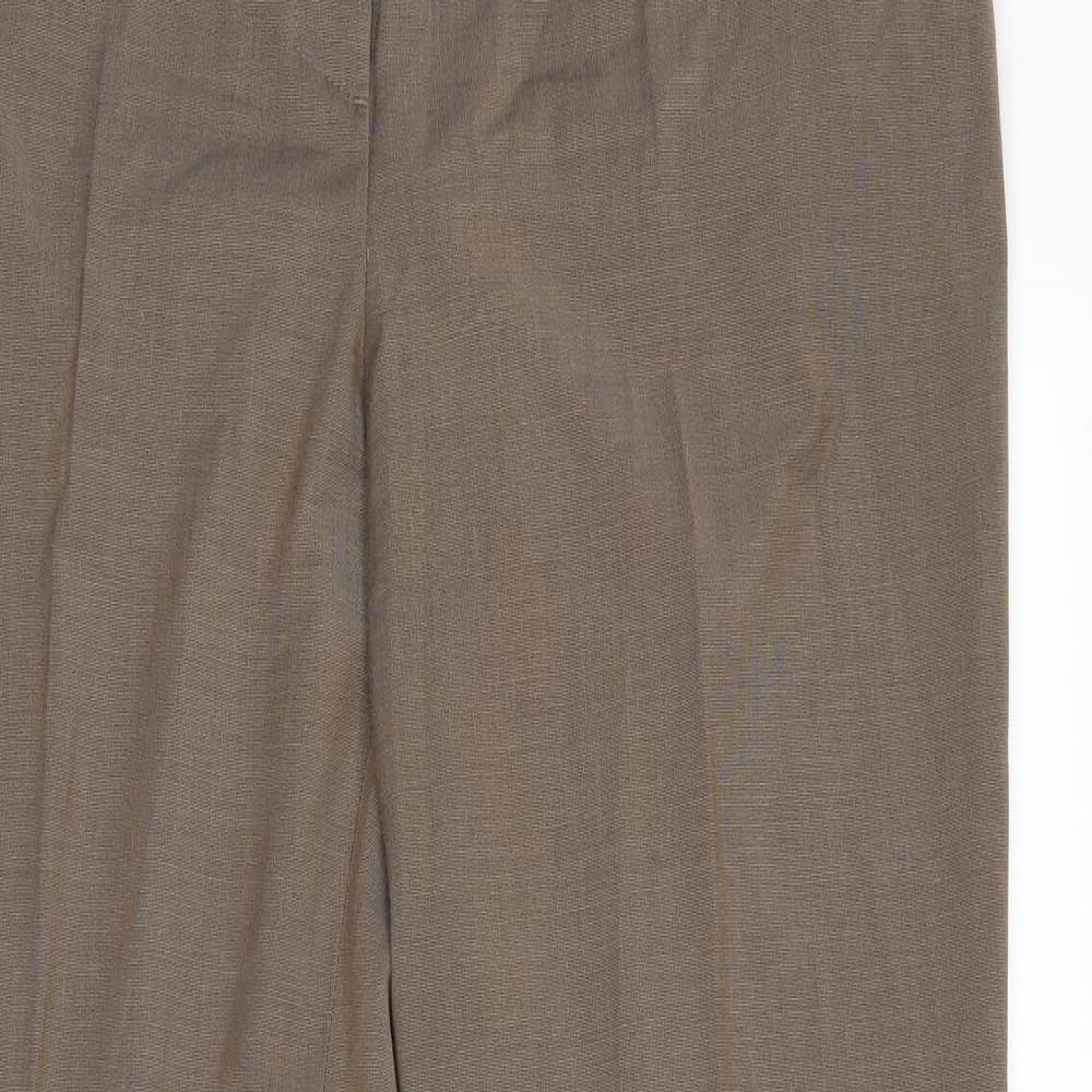 Womens UK Size 14 NEXT Regular Fit  Brown Trousers