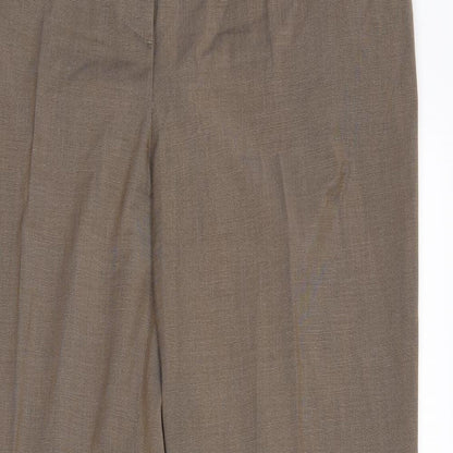 Womens UK Size 14 NEXT Regular Fit  Brown Trousers