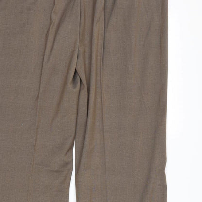 Womens UK Size 14 NEXT Regular Fit  Brown Trousers