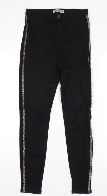 Denim Co Womens Black   Skinny Jeans Size 8 L27 in