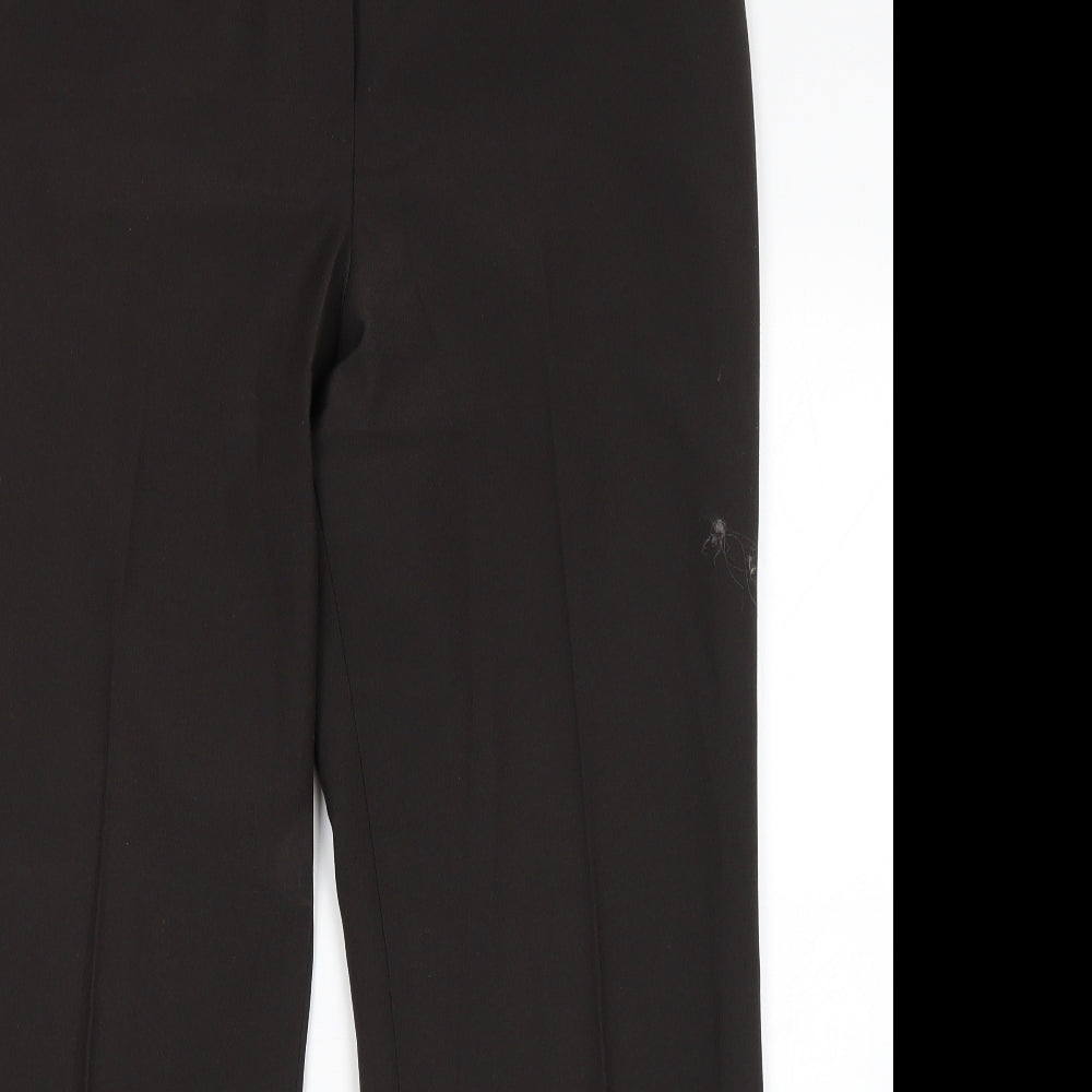 Womens UK Size 14 M&S Regular Fit  Black Trousers