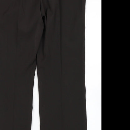 Womens UK Size 14 M&S Regular Fit  Black Trousers