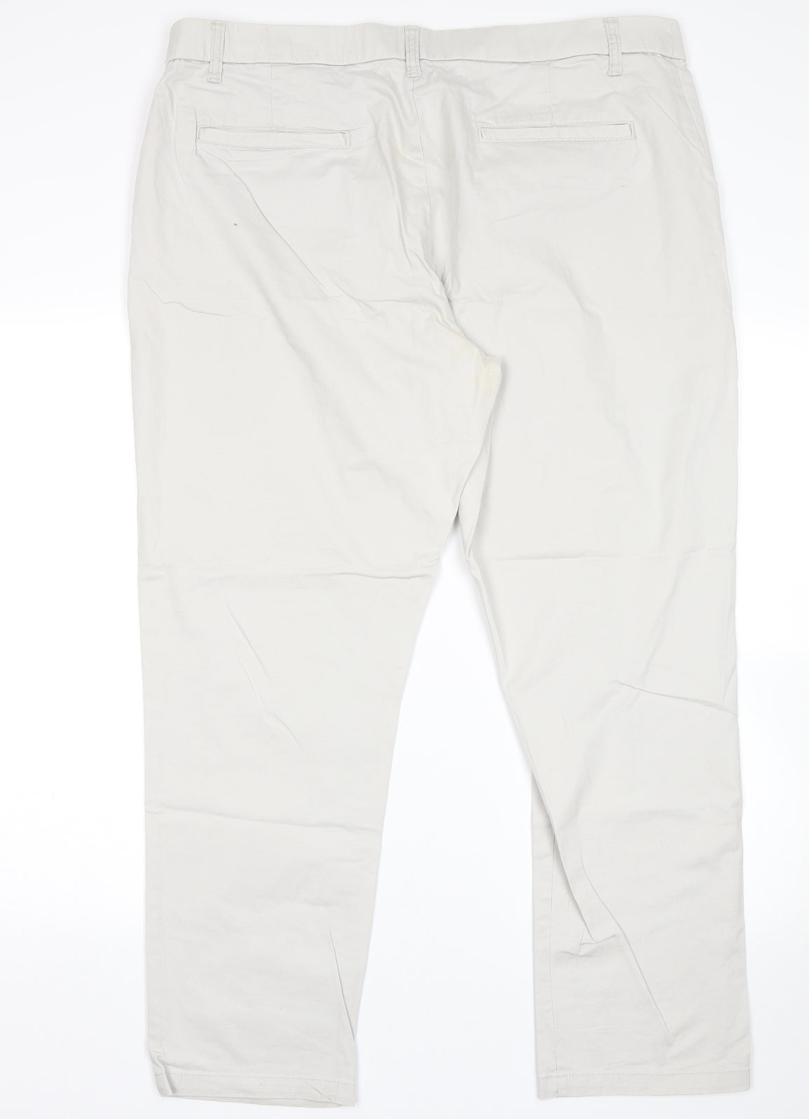 BM Womens Beige   Chino Trousers Size 18 L28 in