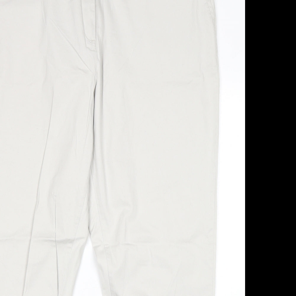 BM Womens Beige   Chino Trousers Size 18 L28 in