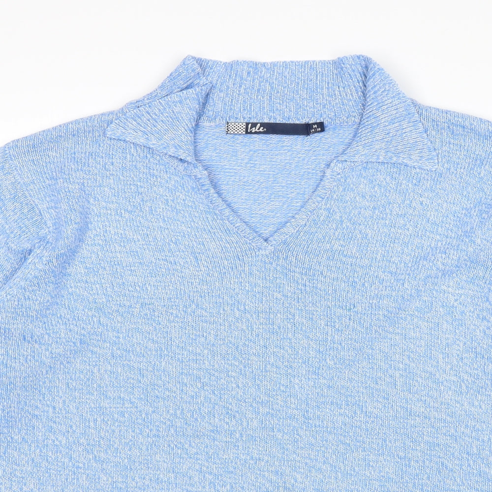 Womens UK Size M Ble Blue Pullover Jumper
