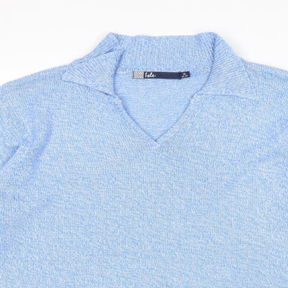 Womens UK Size M Ble Blue Pullover Jumper