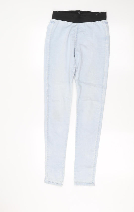 F&F Womens Blue   Jegging Jeans Size 8 L28 in