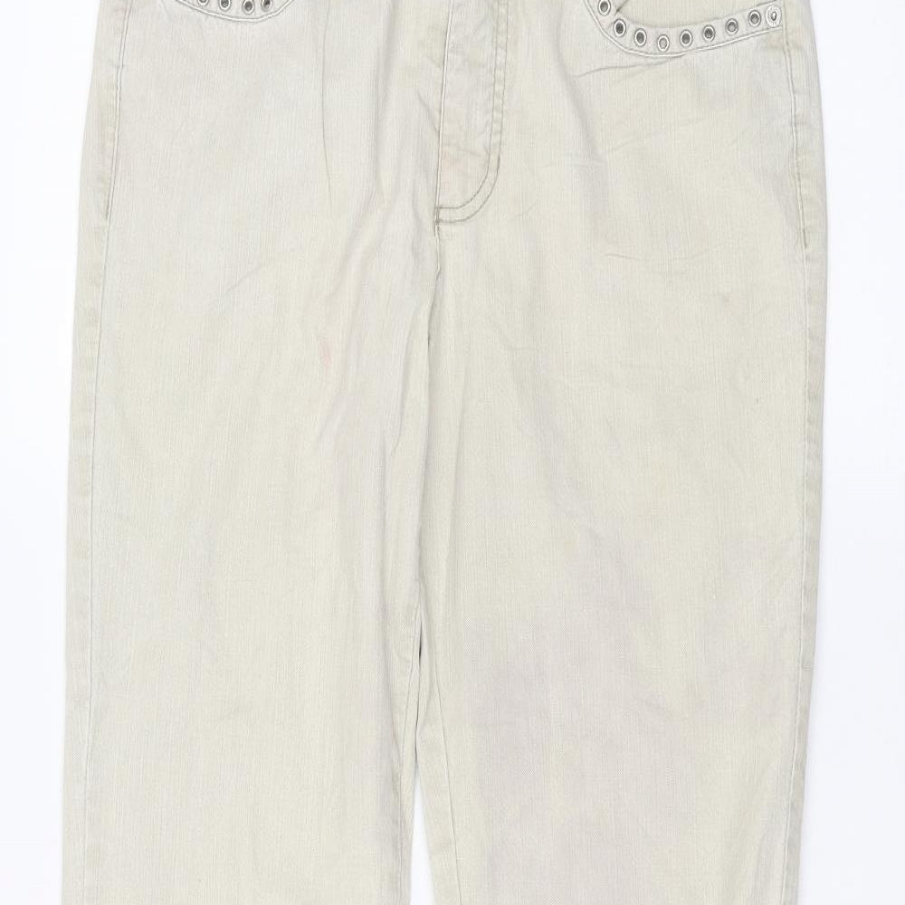 mac Womens Beige   Bootcut Jeans Size 34 in L29 in