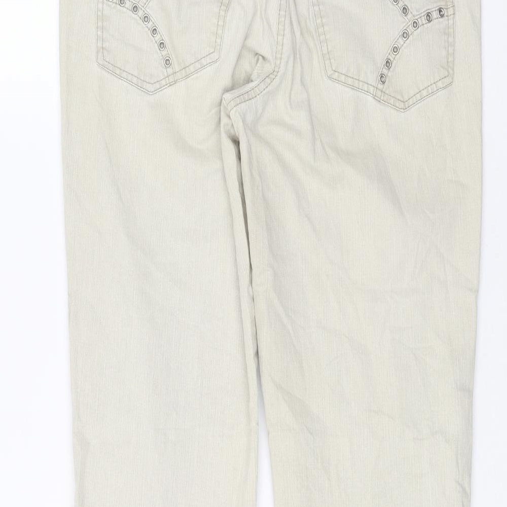 mac Womens Beige   Bootcut Jeans Size 34 in L29 in