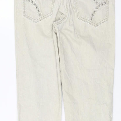 mac Womens Beige   Bootcut Jeans Size 34 in L29 in