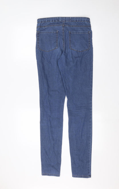 Denim & Co. Womens Blue   Jegging Jeans Size 12 L29 in