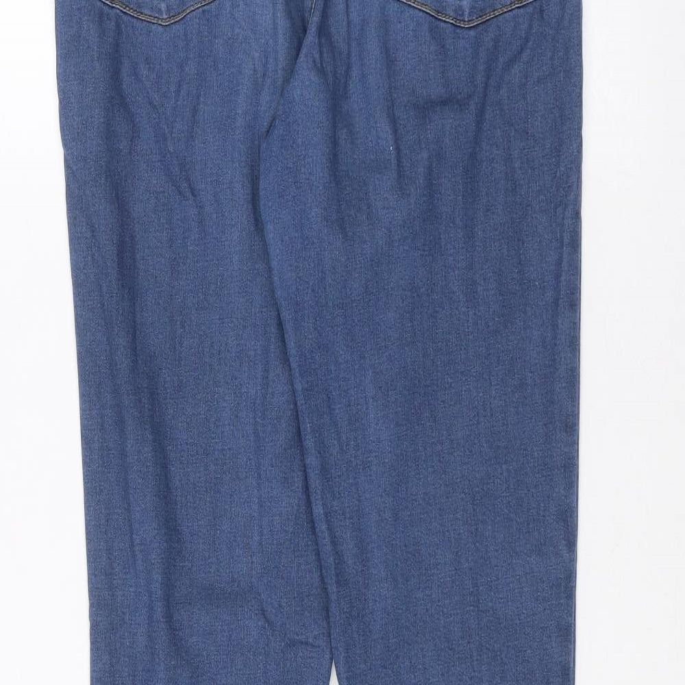 Denim & Co. Womens Blue   Jegging Jeans Size 12 L29 in