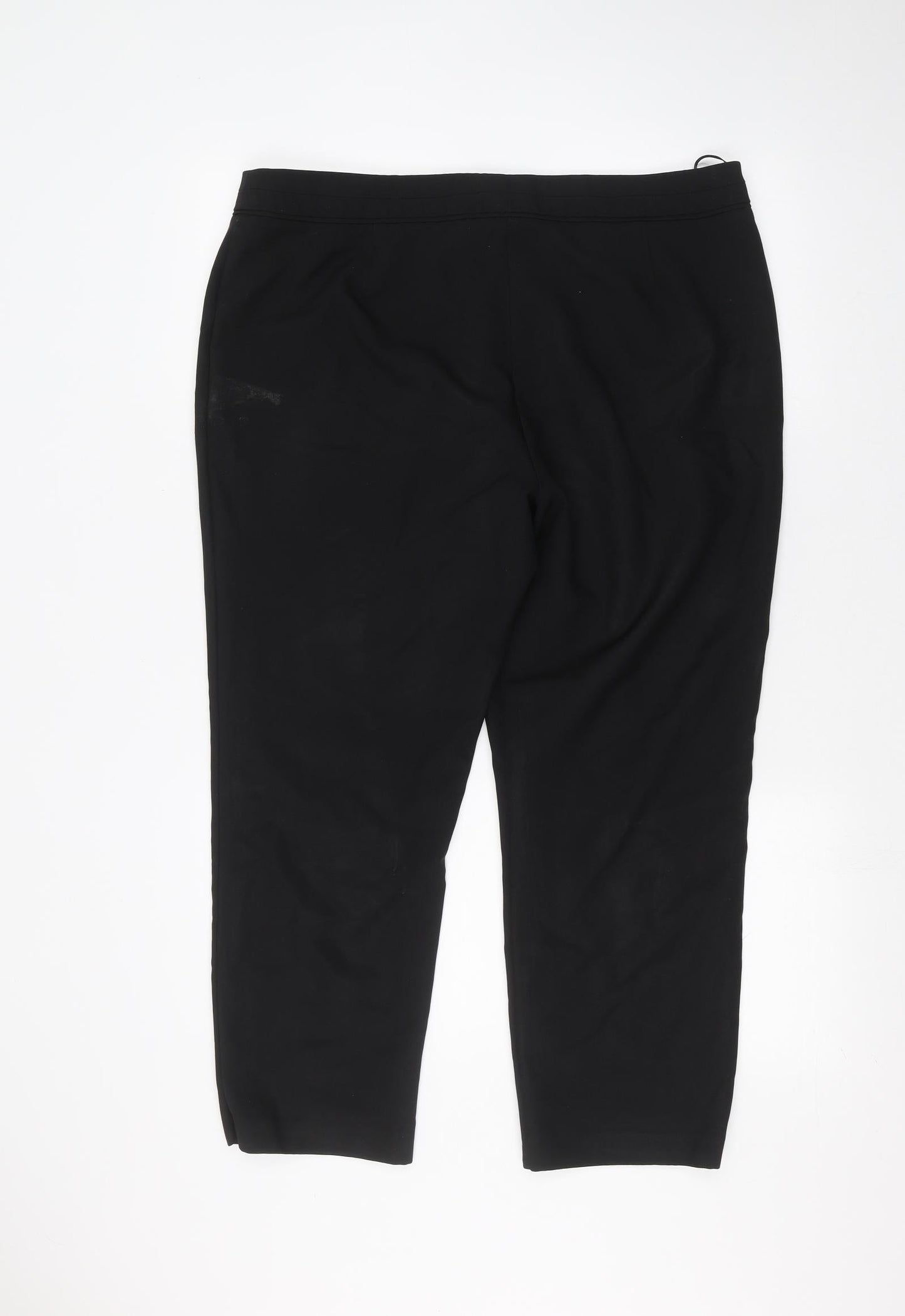 F&F Womens Black   Trousers  Size 18 L25 in