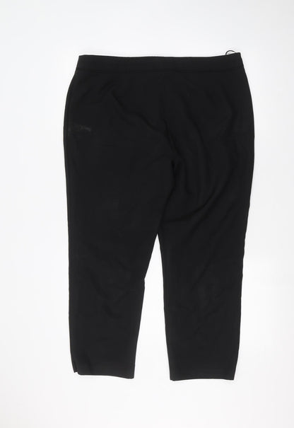 F&F Womens Black   Trousers  Size 18 L25 in