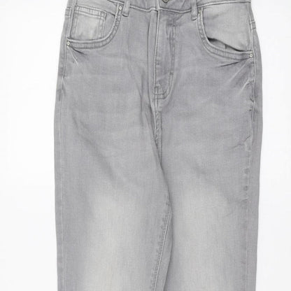 Denim & Co. Womens Grey   Skinny Jeans Size 10 L28 in