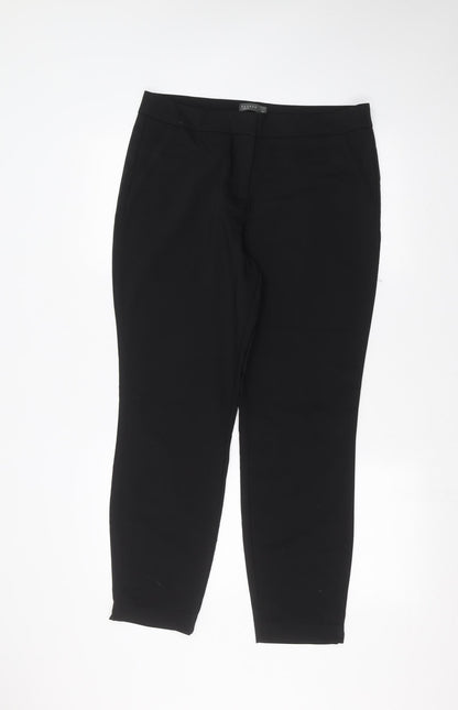 Womens UK Size 14 Papaya Regular Fit  Black Trousers