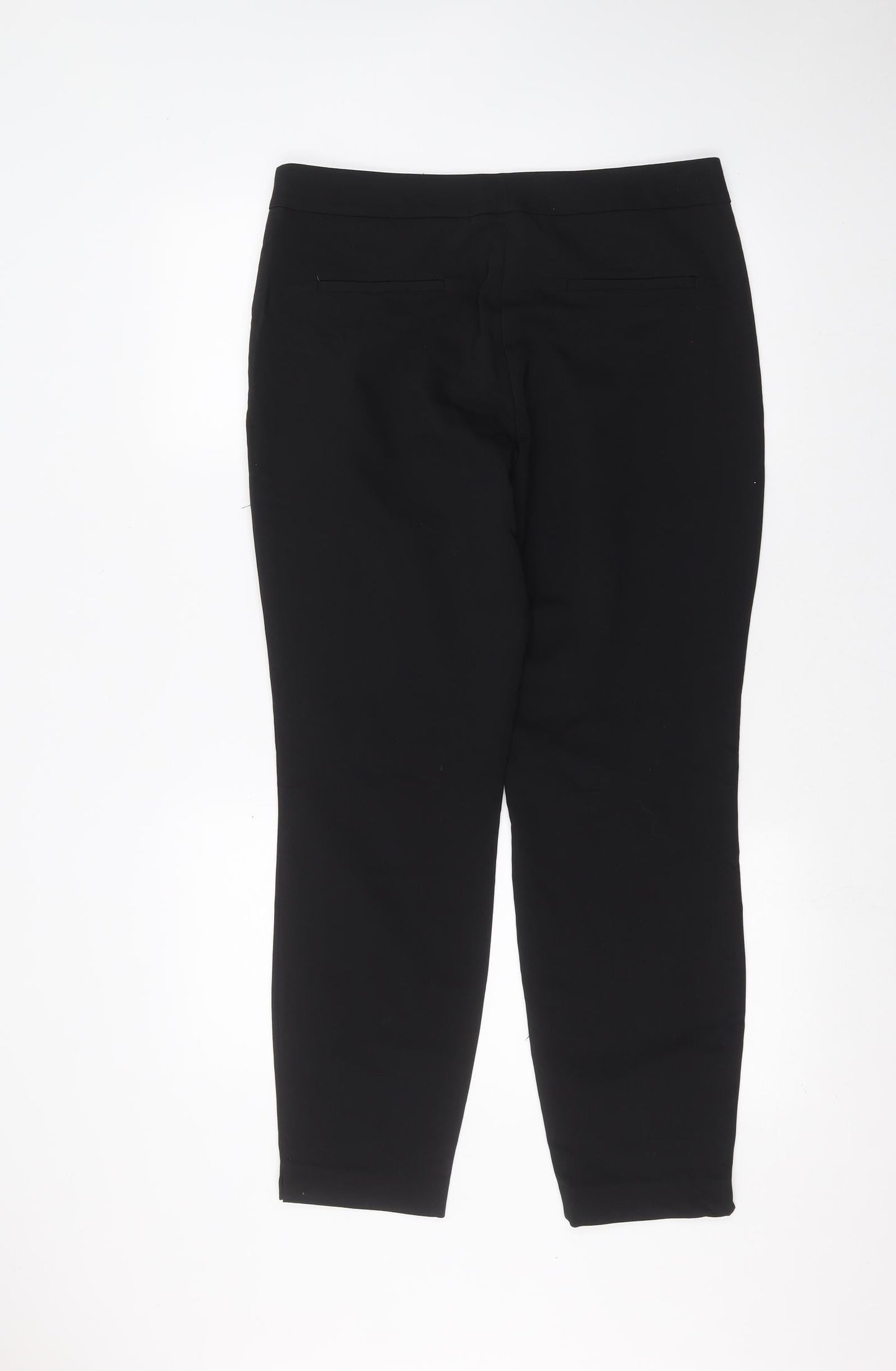 Womens UK Size 14 Papaya Regular Fit  Black Trousers