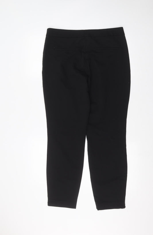 Womens UK Size 14 Papaya Regular Fit  Black Trousers
