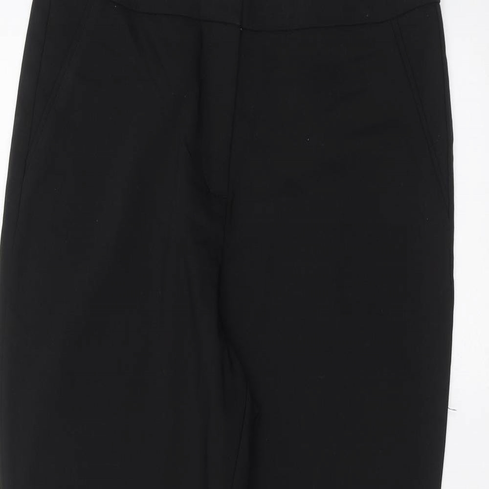 Womens UK Size 14 Papaya Regular Fit  Black Trousers