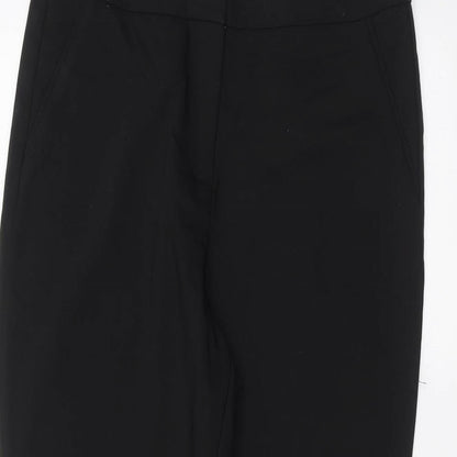 Womens UK Size 14 Papaya Regular Fit  Black Trousers