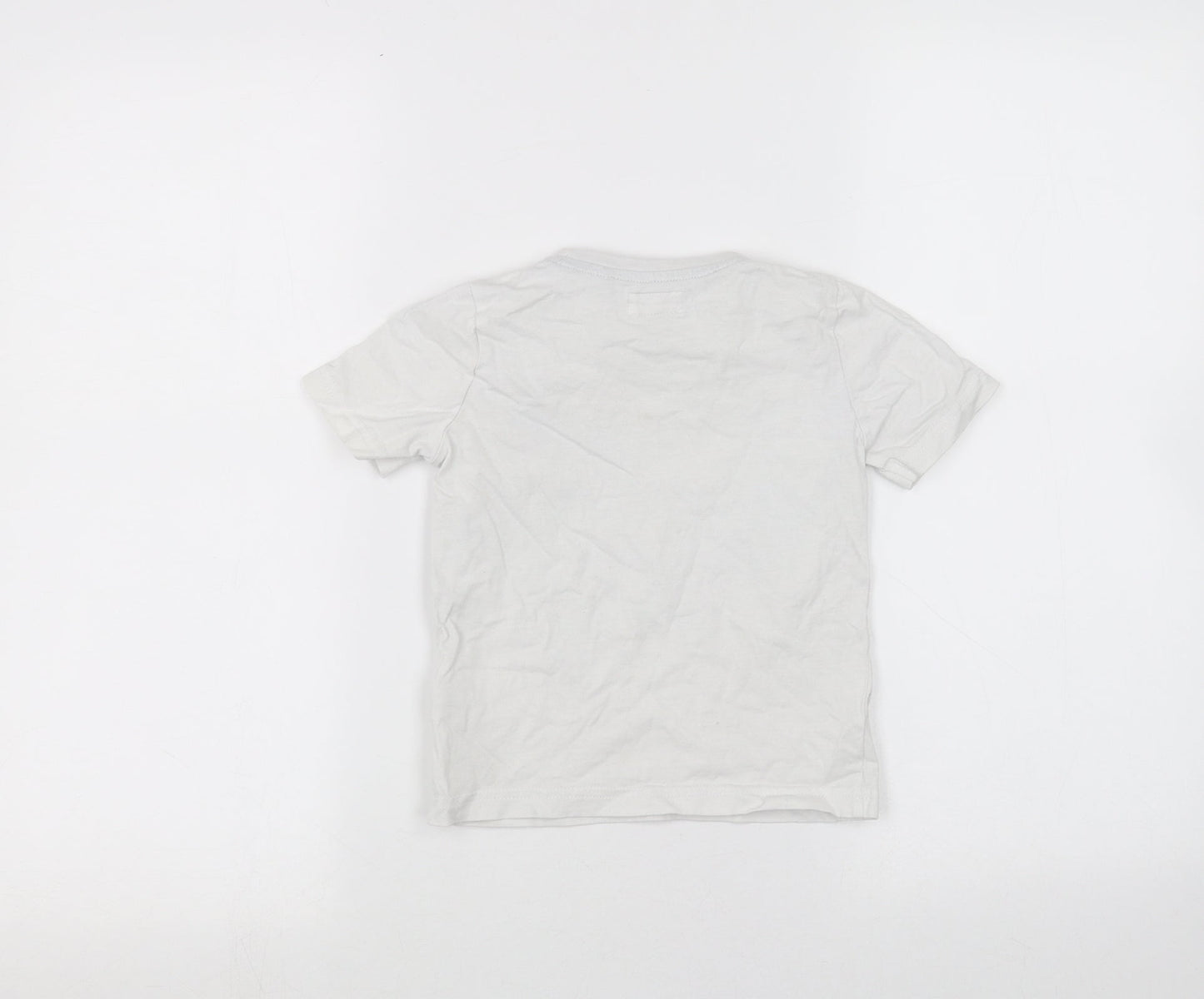 TU Boys White   Basic T-Shirt Size 3 Years
