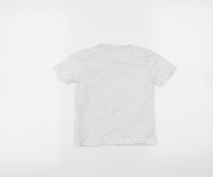 TU Boys White   Basic T-Shirt Size 3 Years