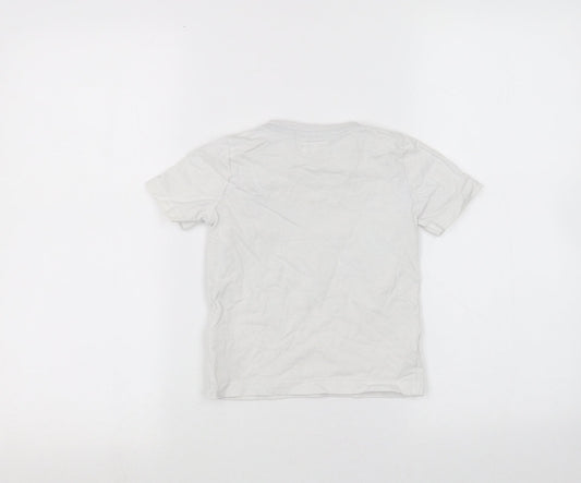 TU Boys White   Basic T-Shirt Size 3 Years