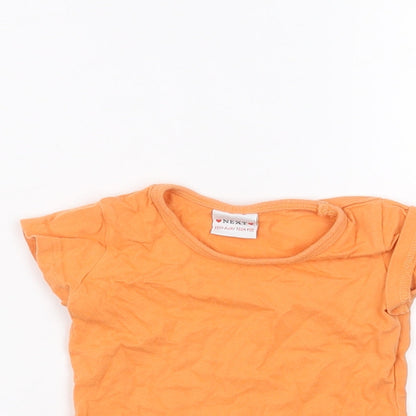 NEXT Baby Orange   Basic T-Shirt Size 3-6 Months