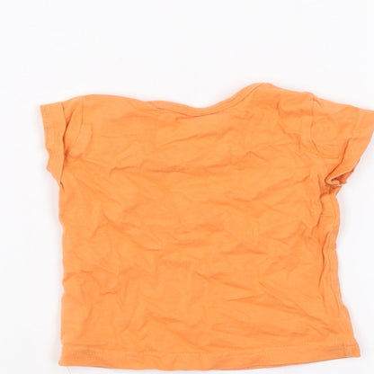 NEXT Baby Orange   Basic T-Shirt Size 3-6 Months