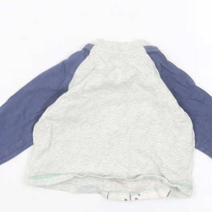 Disney Baby Grey   Basic T-Shirt Size 3-6 Months