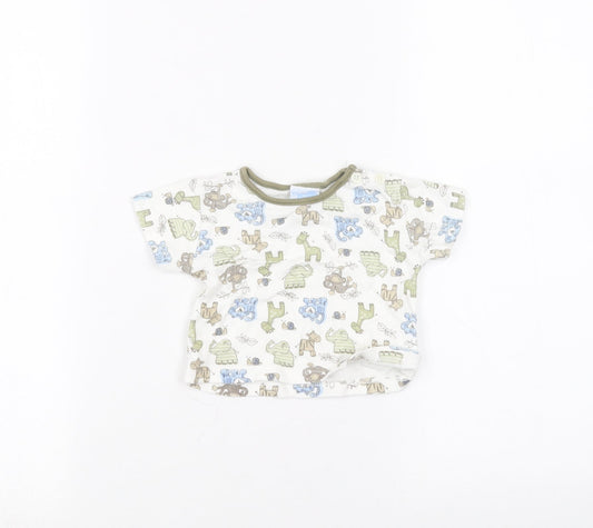 Rockabye-Baby Baby White   Basic T-Shirt Size 0-3 Months