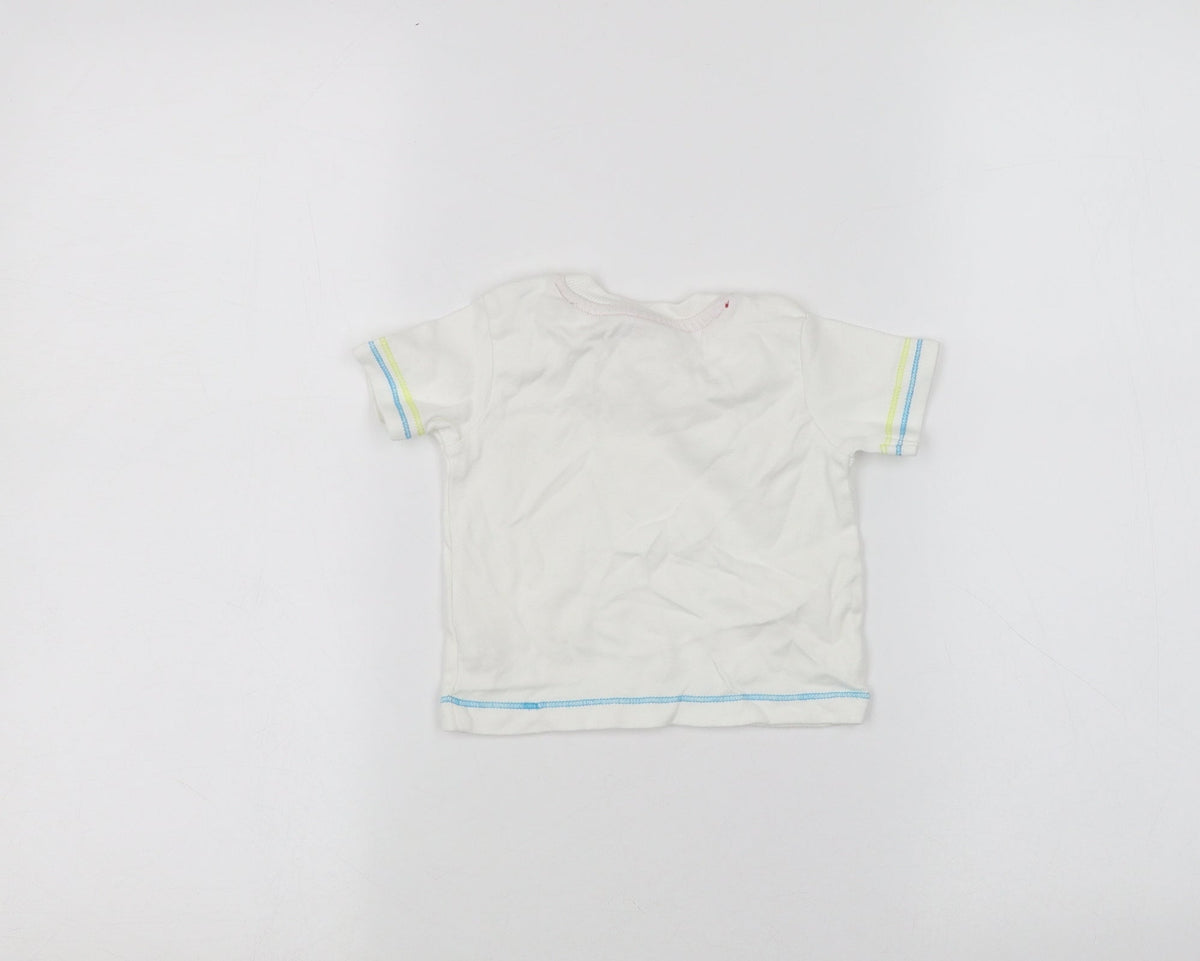 George Baby White   Basic T-Shirt Size 3-6 Months