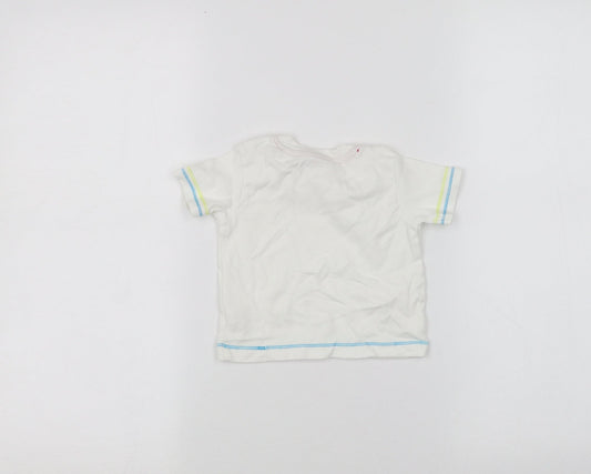 George Baby White   Basic T-Shirt Size 3-6 Months