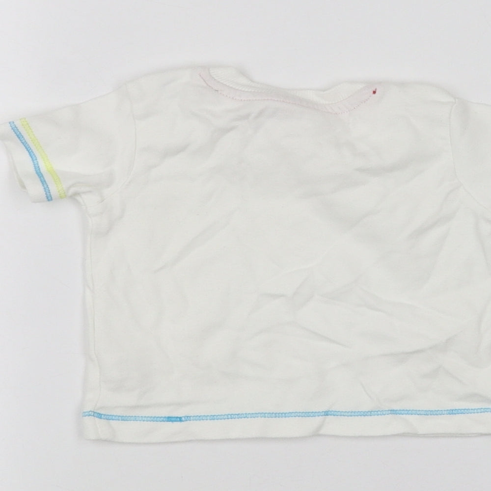 George Baby White   Basic T-Shirt Size 3-6 Months